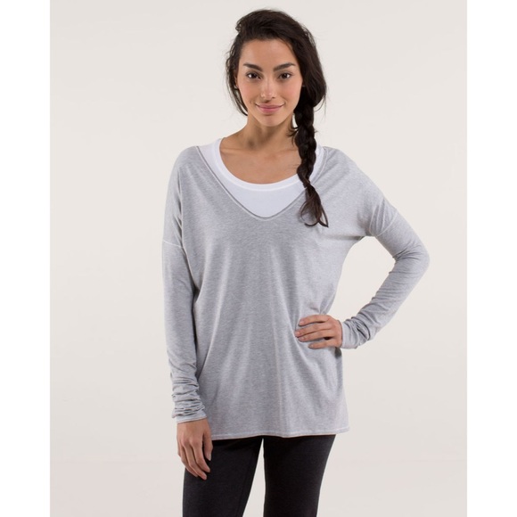 lululemon athletica Tops - lululemon flip your dog pullover